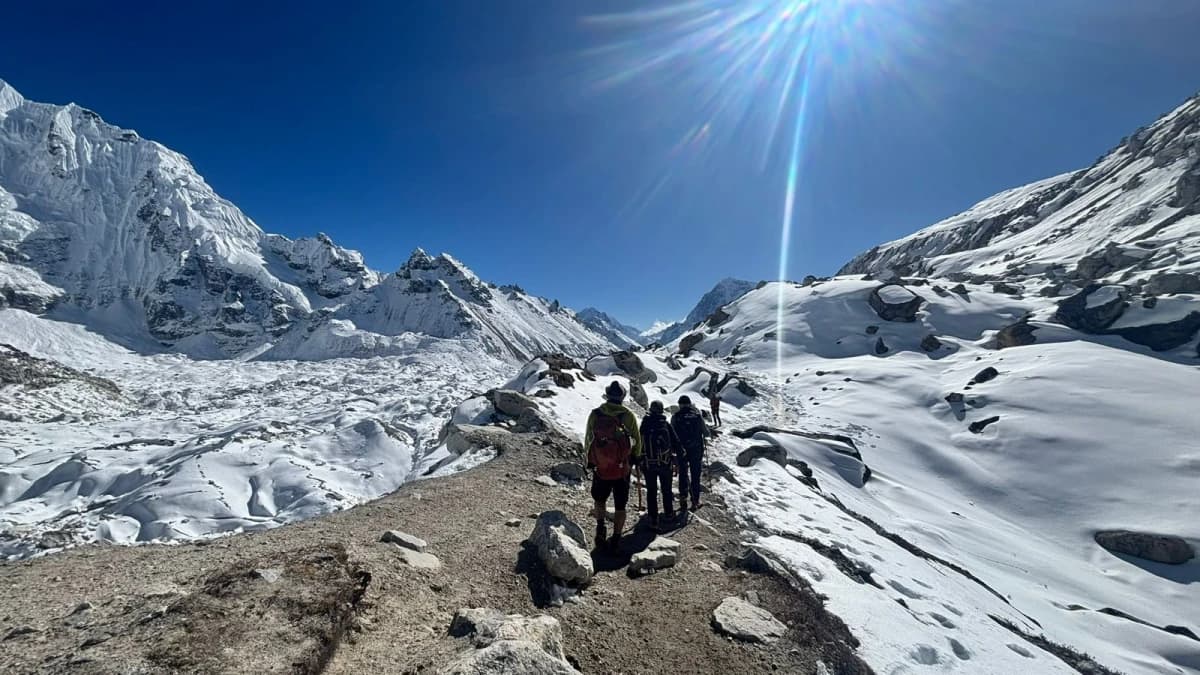 Everest Trek Helicopter Return
